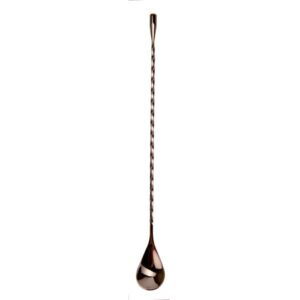 Nordicbar Bar Spoon Teardrop 30 cm Black