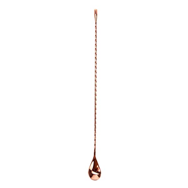 Nordicbar Bar Spoon Teardrop 40 cm Copper