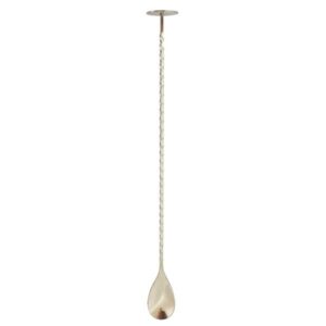 Cocktail bar spoon 30cm Steel w. muddler