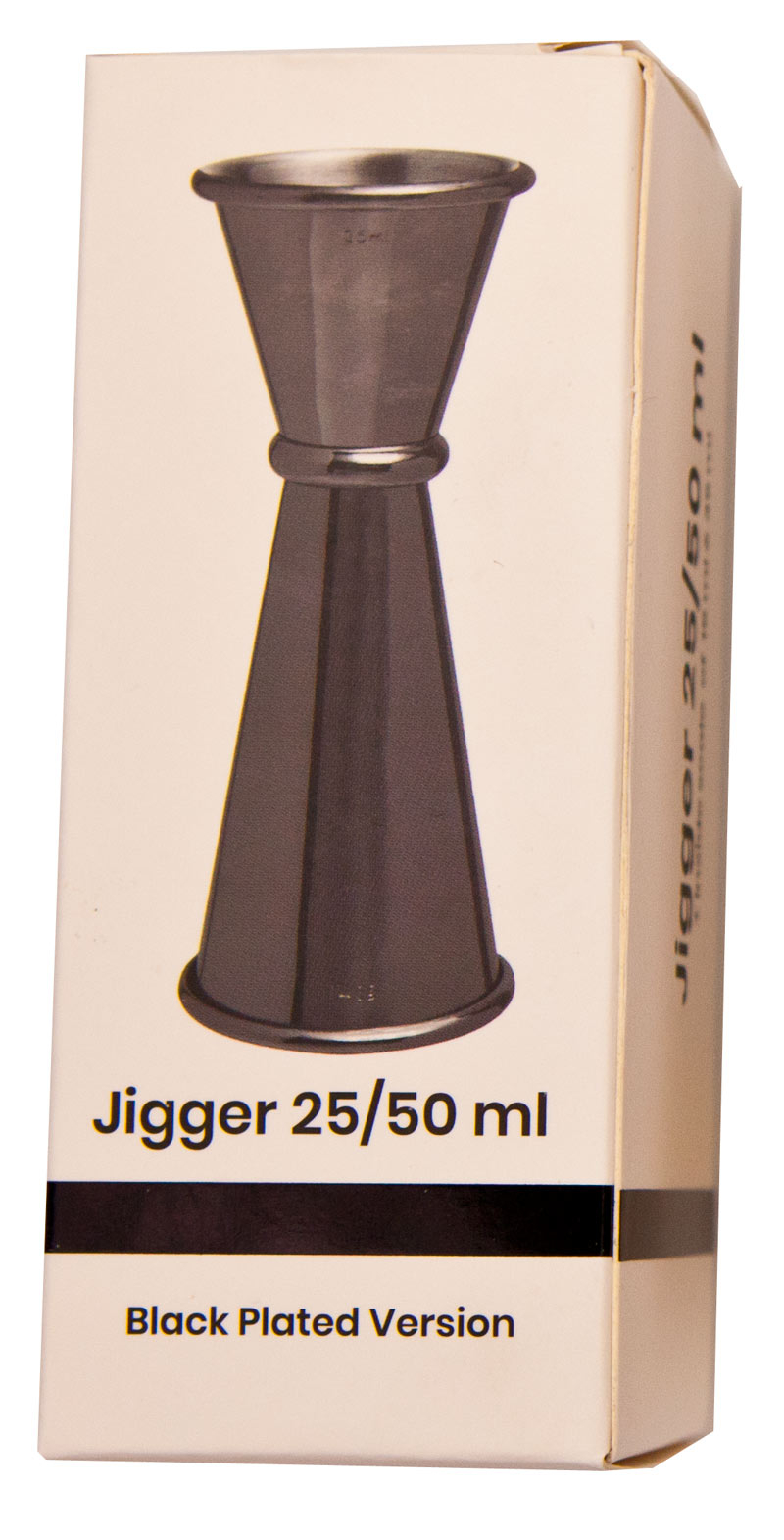 Nordicbar Jigger V-Shape 25/50 ml Black - Image 2