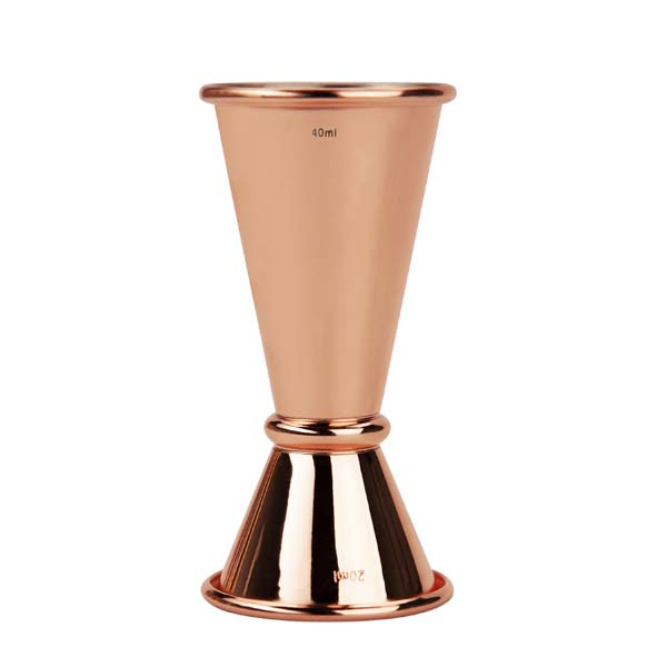 Nordicbar Jigger V-Shape 20/40 ml Copper