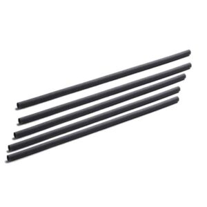 Bamboo fiber Straw Black 6x210mm (250 pcs)