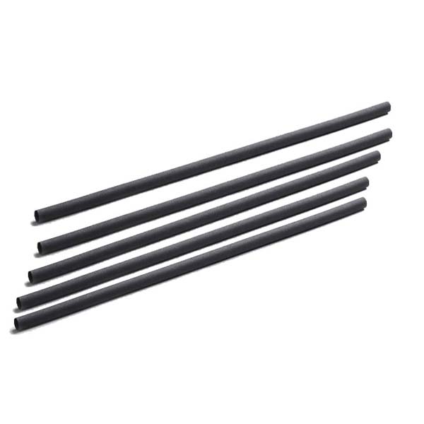 Bamboo fiber Straws Black 8x230 (200pcs)
