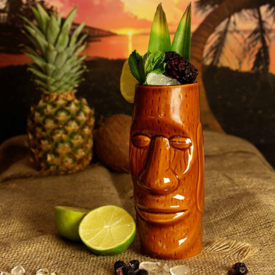 Tiki Easter Islander 40 cl Brown - Image 2