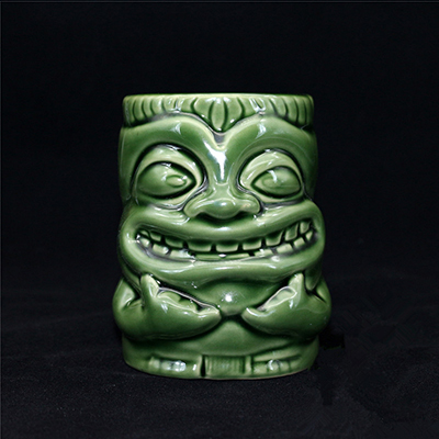 Tiki Mug Green w. Handle 42,5 cl - Image 2