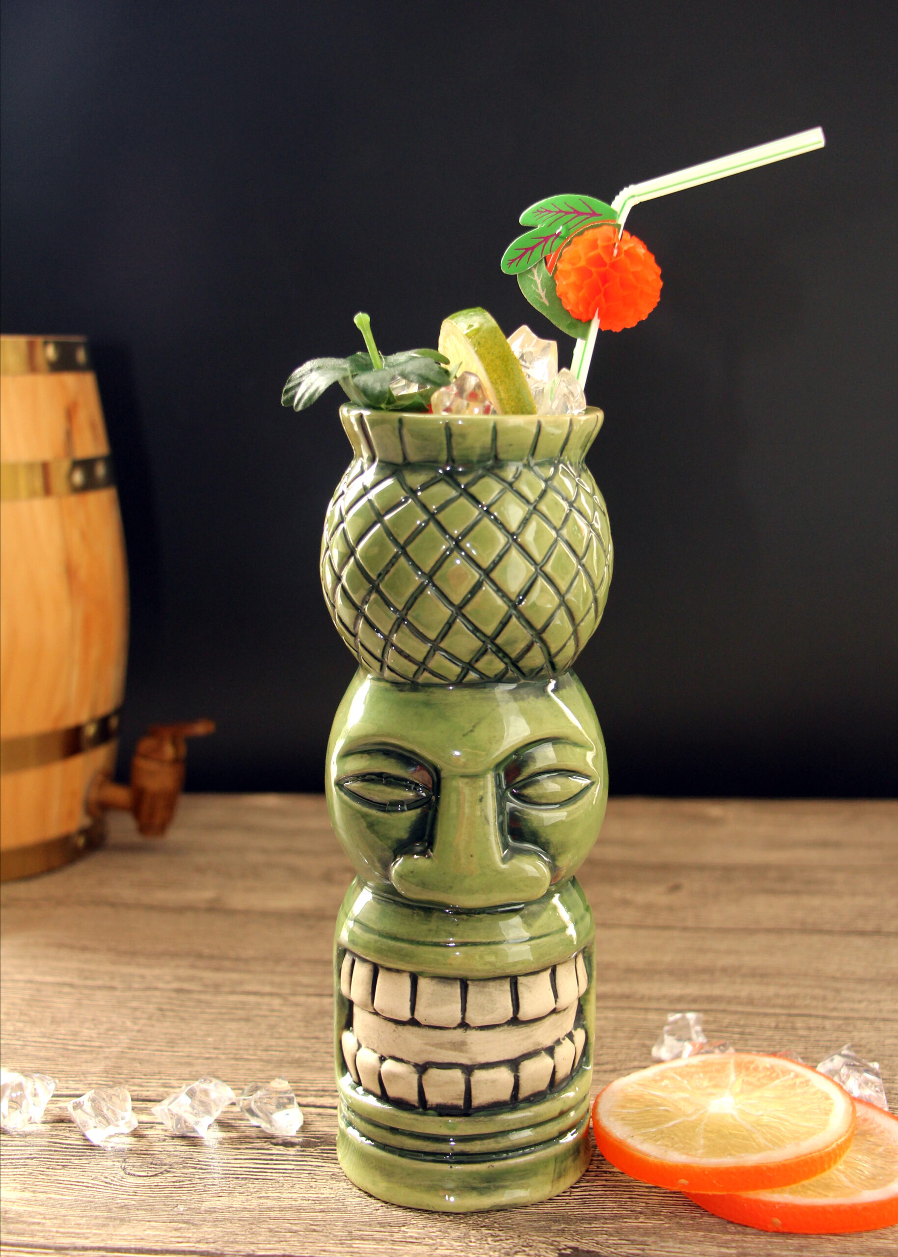 Tiki Pineapple Head 54 cl Green - Image 3