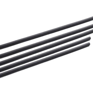 Black Bamboo fibre straws 8x150mm (200 pcs)